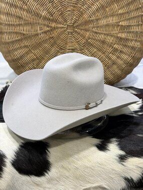 Serratelli Platinum Wool Cowboy Hat 7 5/8